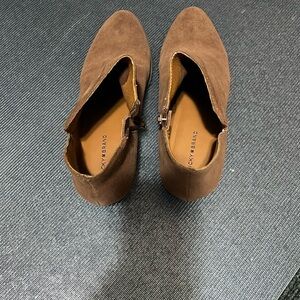 Lucky Brand Suede Leather Ankle Boots